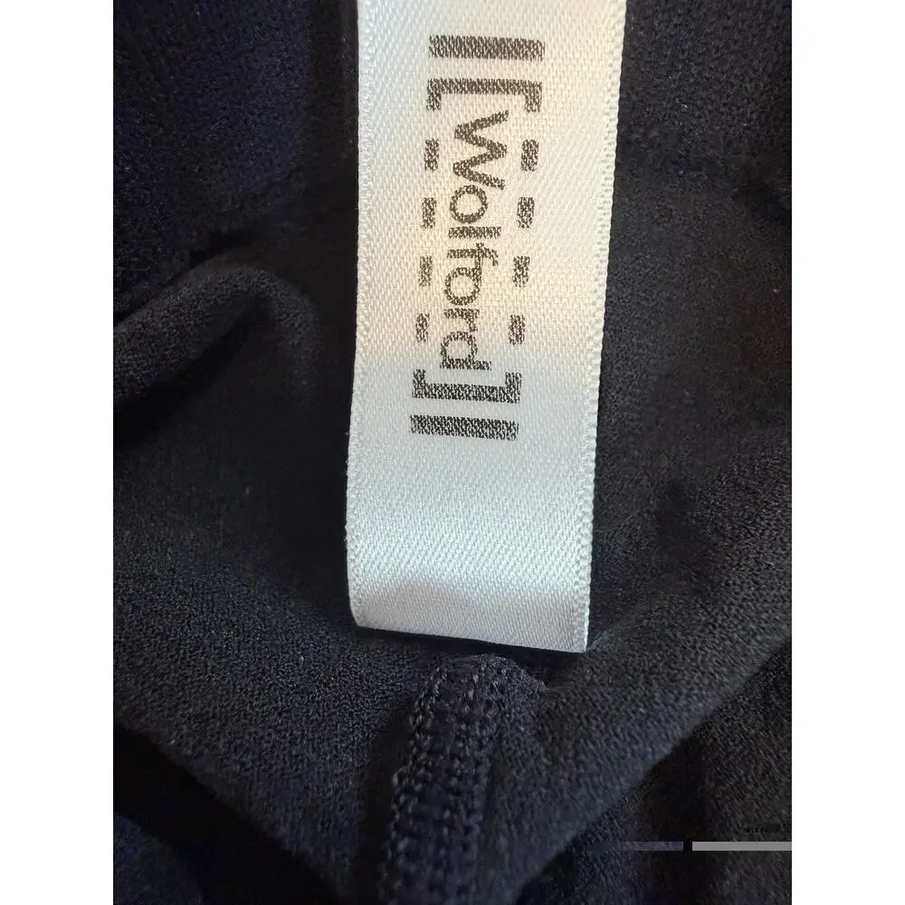 Wolford VELVET DE LUXE 50 Black Tights Sz S NEW $60